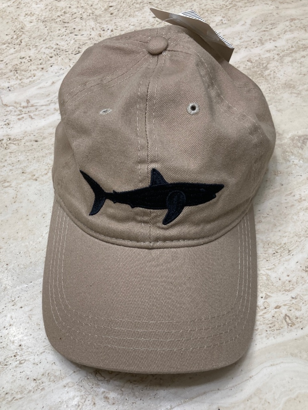 Shark Embroidered Ball Cap